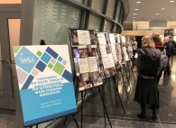 Image of posters at research event